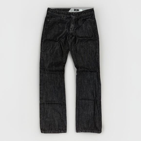 Volcom Slim Straight Jeans Black Denim 30x31 Skate Streetwear Y2K - Picture 1 of 5